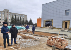 Супрацоўнікі РАНС наведалі будпляцоўкі ў Лепелі