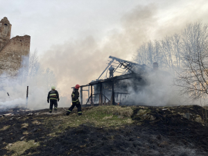 Пожар магазина в д. Губино