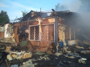 Пожар магазина в городе Лепеле