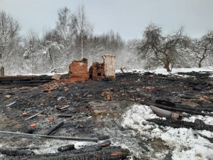 На пожаре в Лепельском районе погиб мужчина