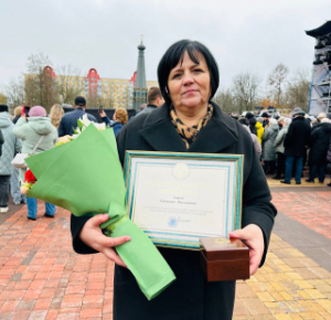 Падзяка Прэзідэнта Рэспублікі Беларусь Аляксандра Рыгоравіча Лукашэнка ўручана лепельчанцы Святлане Знарок