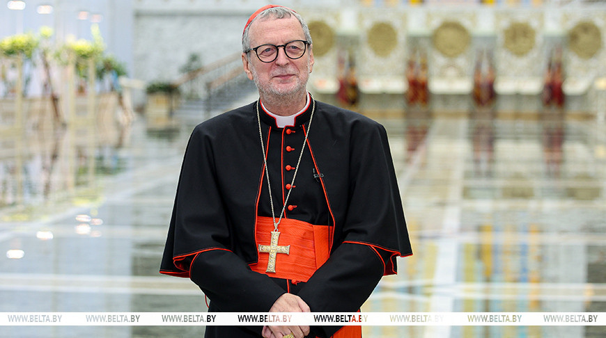 Cardinal Gugerotti speaks about his prayers in Belarusian language