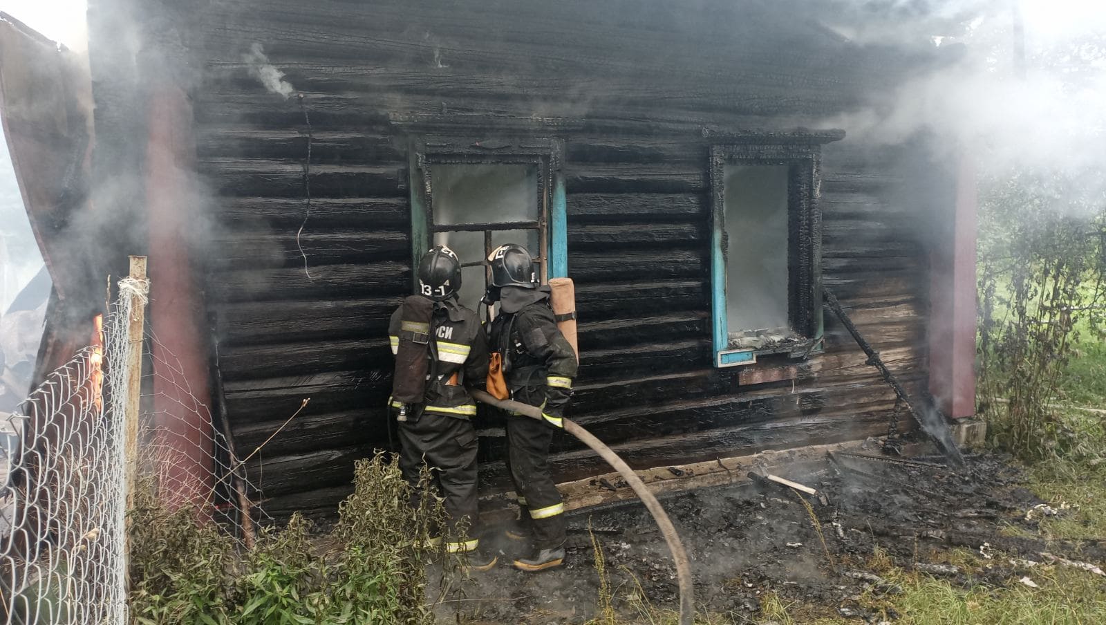 Пожар дачного дома в д. Закаливье Лепельского района