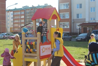 Открытие детской площадки