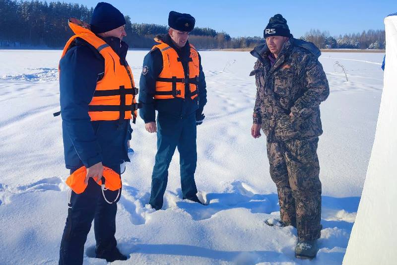 Па месцах зімовай рыбалкі