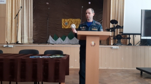 Лепель. С беседой о безопасности