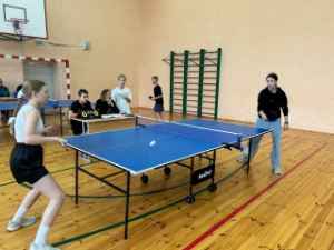 Раённыя спаборніцтвы па настольным тэнісе ў рамках круглагадовай спартакіяды школьнікаў прайшлі на базе Бароўскай школы