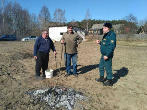 Лепель. Весенние рейды по палам сухой травы