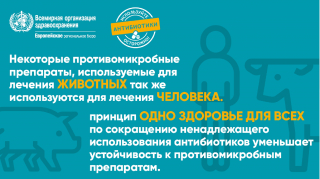 18 - 24 ноября 2019 – Всемирная неделя правильного использования антибиотиков