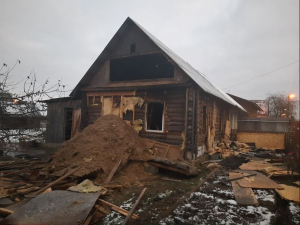 В Лепеле на пожаре собственного дома погибла хозяйка