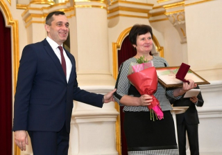 Лепельчанка Елена Гречная получила почетное звание «Человек года Витебщины»
